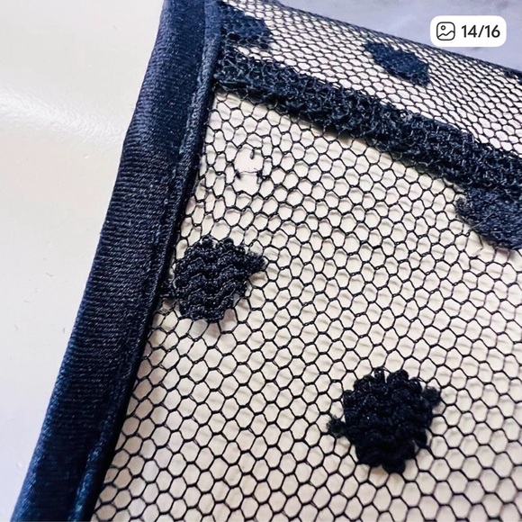 Milly of New York Black Satin Polka Dot Dress - Picture 9 of 16